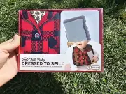 Fred Dressed To Spill - Lumberjack Vest Bib & Silicone Saw Tool Teether Set