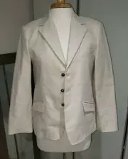 Pili Carrera Boy's Linen Blazer Size 16 NWT $276