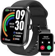 [TOZO] Smart Watch (Answer/Make Call) Bluetooth Fitness Tracker with Heart Rate, Blood Oxygen Monitor, Sleep Monitor IP68 Waterproof 1.83-inch HD Color for Men Women Compatible with iPhone & Android