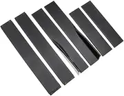 86.6'' 2.2m Black Car Side Skirt Extension Lip Splitter Lip Compatible for Civic Compatible for Accord 9TH 10TH EK EG S2000 All Model