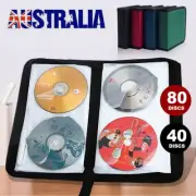 CD DVD Disc Storage Bag Cases Sleeve Wallet Holder Album Carry Organiser 40 80