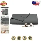 Cooling Dark Grey Flat Sheet - 400 Thread Count Combed Cotton - Full Size Luxury