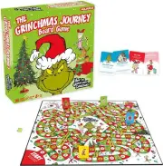 AQUARIUS Grinchmas Journey Board Game - Fun for Kids & Adults