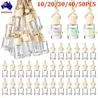 AU Car Hanging Diffuser Air Freshener Empty Perfume Clear Glass Bottle Ornament
