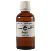 Essential Therapeutics Essential Oil Lemon Organic 50ml