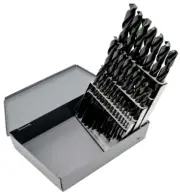 29 Piece Aircraft Oxide HSS DRILL BIT SET Metal Index Made In USA 307FH