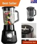 Desire Jug Blender, 1.5L Glass Jug, Stainless Steel Blades, Matte Black
