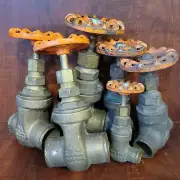 6 Wolverine Bronze 468 Gate Valves 1-1/2" 1-1/4 1, 1/2 Sweat 125 PSI SWP 200 WOG