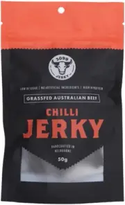 Jerky and Co 3099 Grassfed Beef Chilli Jerky 50 G