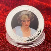 British Princess Diana Silver Plated Commemorative Coin UK Collectible Gift #1