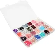 Healvian Stylish Press on Nails Set for Women Full Nail Wraps in Colors Decorative Art Box Nails