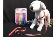 Small Reflective Pet Dog Cat Puppy Kitten Rabbit Dog Harness Collar leash lead 3 Color