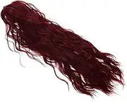 FOMIYES Long Hair Wig Curly Human Hair Wig Ponytail Extensions Long Hair Extensions Long Ponytails Faux Ponytail Ponytails for Women Wig for Performance Rosy High Temperature Wire