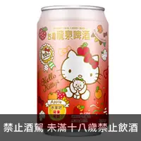 在飛比找品酒網優惠-台灣 龍泉啤酒 水果吧 蘋果風味啤酒 Hello Kitty