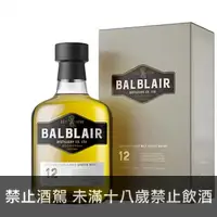 在飛比找埔里酒莊優惠-巴布萊爾12年單一純麥威士忌 700ML