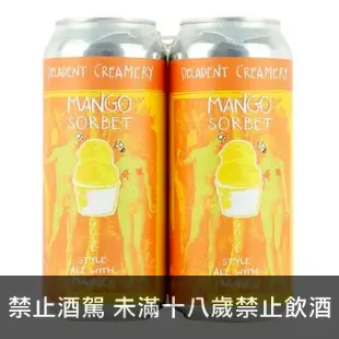 頹廢乳工廠-芒果雪酪酸啤(罐裝)Decadent Creamery Mango Sorbet(Can)