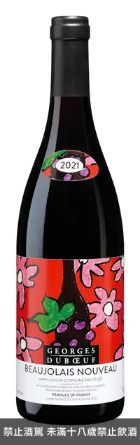 在飛比找橡木桶優惠-法國喬治杜柏夫薄酒萊新酒 2021 0.75L