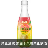 在飛比找品酒網優惠-日本 C&C x CHOYA 南高梅煎茶氣泡飲 400ml 