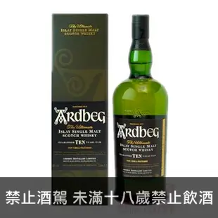 雅柏10年 ARDBEG 10 YEAR OLD ISLAY SINGLE MALT SCOTCH WHISKY