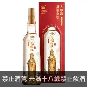 (限量品) 金門高粱 大甲媽 萬福金安金箔酒 700ml