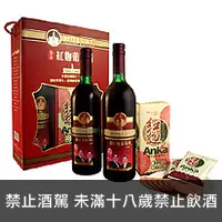 在飛比找品酒網優惠-台灣 玉泉 紅麴葡萄酒禮盒 750ml