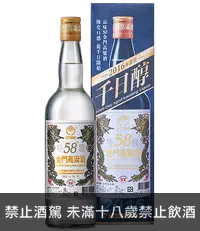 在飛比找國泰洋酒優惠-金門高粱酒58度(千日醇-2016年灌裝)