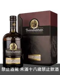 在飛比找加佳酒優惠-布納哈本25年單一麥芽蘇格蘭威士忌700ml Bunnaha
