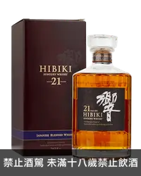 在飛比找加佳酒優惠-響21年日本調和威士忌700ml Hibiki 21 Yea